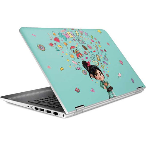 Disney Wreck-it Ralph Vanellope Sugar Icons HP Pavilion Skin